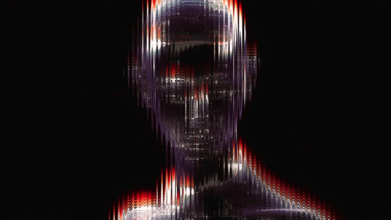 Pixelated dot-matrix rendering of two hands reaching toward each other